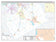 Ellis County, TX Premium Style Wall Map