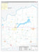 Fannin County, TX Premium Style Wall Map