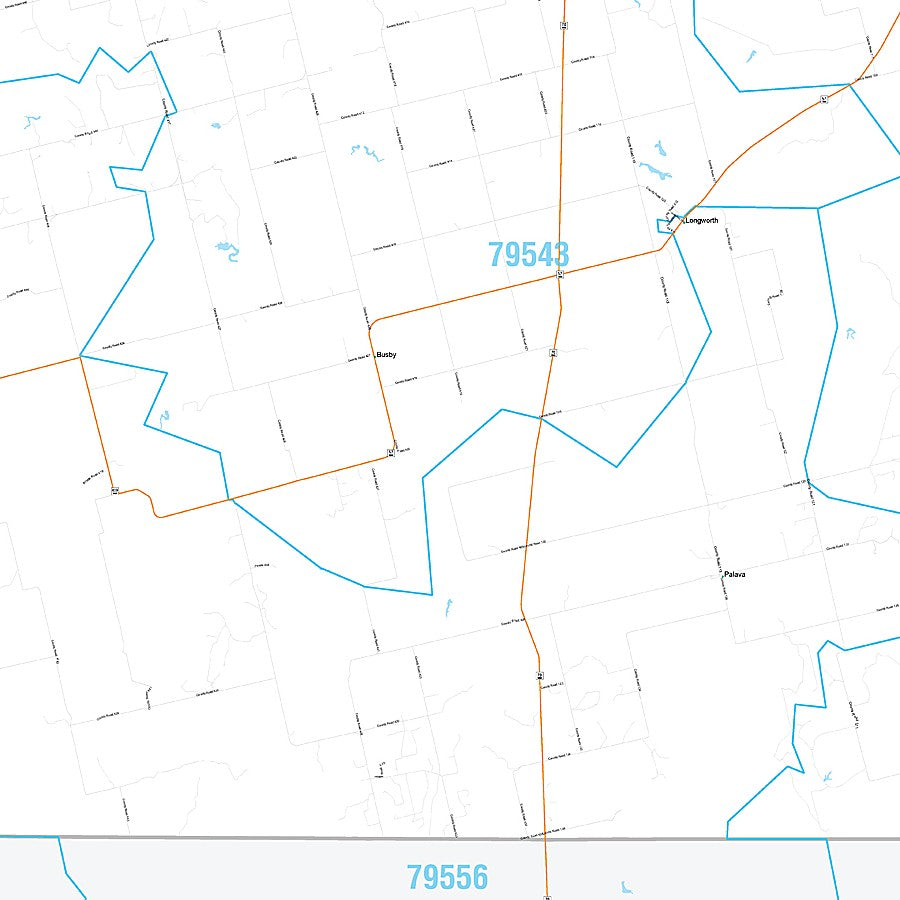 Fisher County, TX Premium Style Wall Map