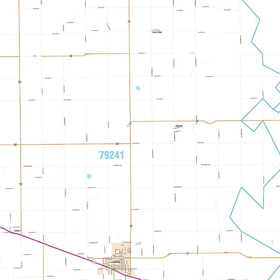 Floyd County, TX Premium Style Wall Map