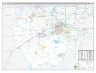 Fort Bend County, TX Premium Style Wall Map