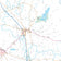 Freestone County, TX Premium Style Wall Map