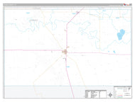 Gaines County, TX Premium Style Wall Map