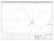 Gillespie County, TX Premium Style Wall Map