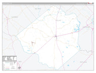 Goliad County, TX Premium Style Wall Map