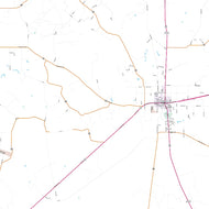 Goliad County, TX Premium Style Wall Map