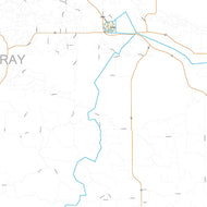 Gray County, TX Premium Style Wall Map