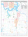 Grayson County, TX Premium Style Wall Map