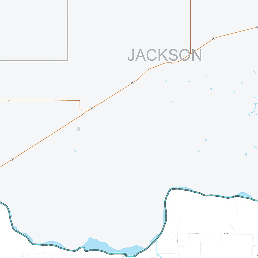 Hardeman County, TX Premium Style Wall Map