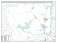 Hardin County, TX Premium Style Wall Map