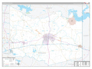 Harrison County, TX Premium Style Wall Map