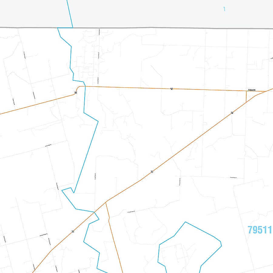 Howard County, TX Premium Style Wall Map