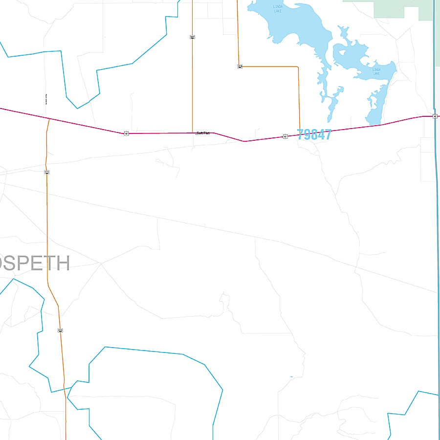 Hudspeth County, TX Premium Style Wall Map