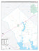 Jackson County, TX Premium Style Wall Map