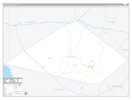 Jeff Davis County, TX Premium Style Wall Map