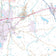 Johnson County, TX Premium Style Wall Map