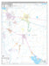 Kaufman County, TX Premium Style Wall Map