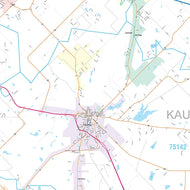 Kaufman County, TX Premium Style Wall Map