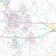 Kaufman County, TX Premium Style Wall Map