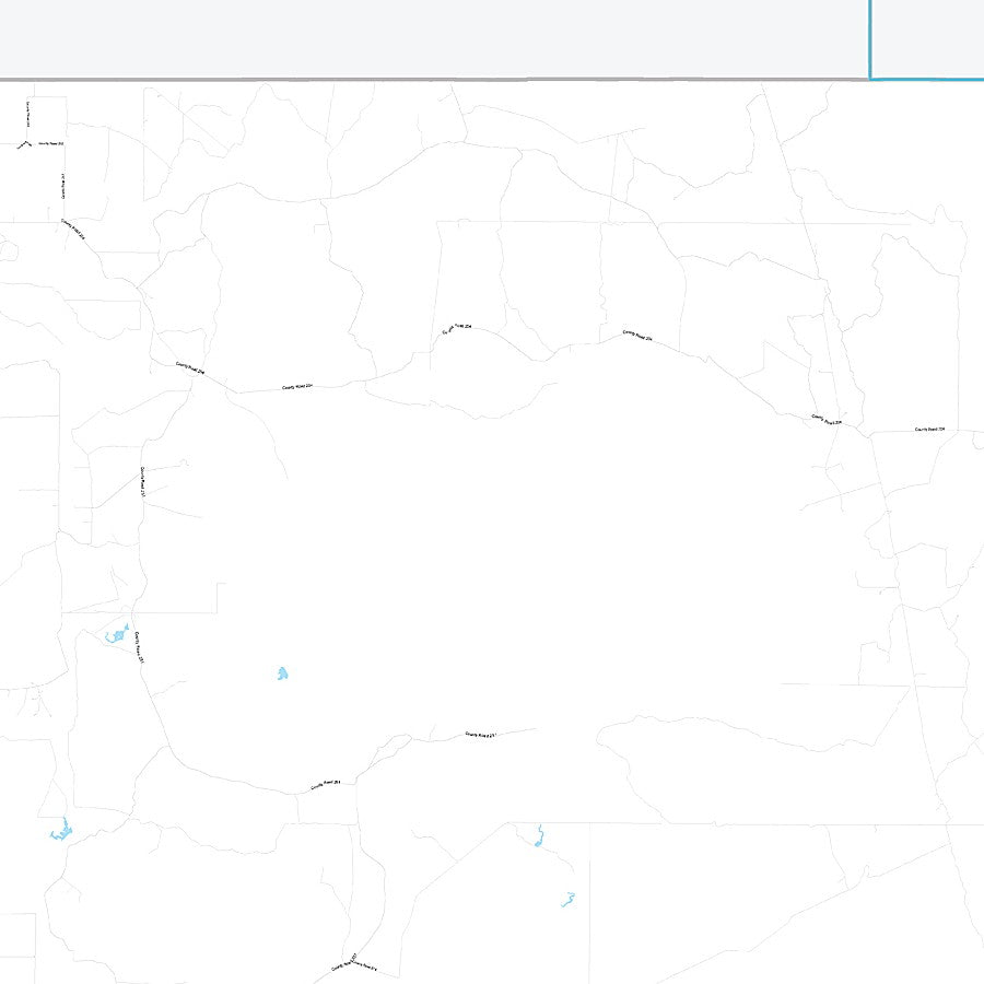 King County, TX Premium Style Wall Map