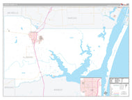 Kleberg County, TX Premium Style Wall Map