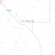 La Salle County, TX Premium Style Wall Map