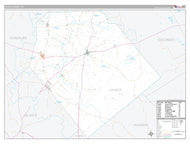 Lavaca County, TX Premium Style Wall Map