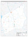 Leon County, TX Premium Style Wall Map