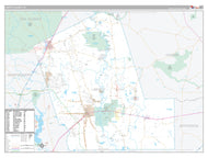 Liberty County, TX Premium Style Wall Map