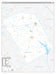 Limestone County, TX Premium Style Wall Map