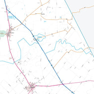 Live Oak County, TX Premium Style Wall Map