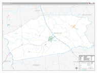 Madison County, TX Premium Style Wall Map