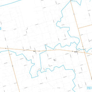 Martin County, TX Premium Style Wall Map
