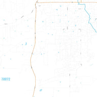 McMullen County, TX Premium Style Wall Map