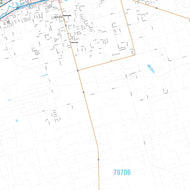 Midland County, TX Premium Style Wall Map
