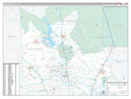 Montgomery County, TX Premium Style Wall Map