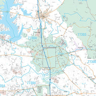Montgomery County, TX Premium Style Wall Map