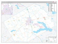 Navarro County, TX Premium Style Wall Map