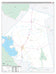 Polk County, TX Premium Style Wall Map
