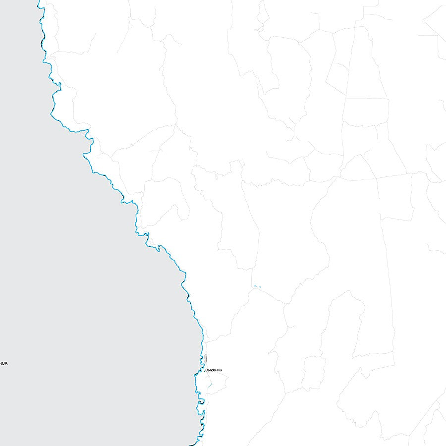 Presidio County, TX Premium Style Wall Map