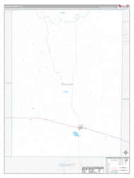 Reagan County, TX Premium Style Wall Map