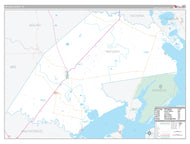 Refugio County, TX Premium Style Wall Map