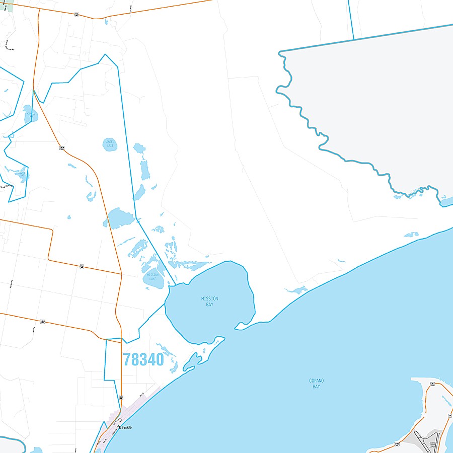 Refugio County, TX Premium Style Wall Map