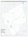 Robertson County, TX Premium Style Wall Map