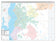 Rockwall County, TX Premium Style Wall Map