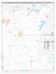 Rusk County, TX Premium Style Wall Map