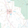 San Augustine County, TX Premium Style Wall Map
