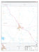 Scurry County, TX Premium Style Wall Map