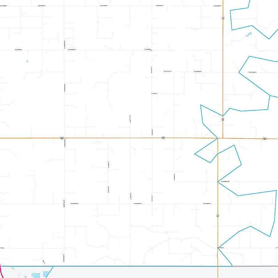 Sherman County, TX Premium Style Wall Map