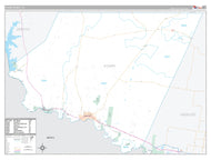 Starr County, TX Premium Style Wall Map